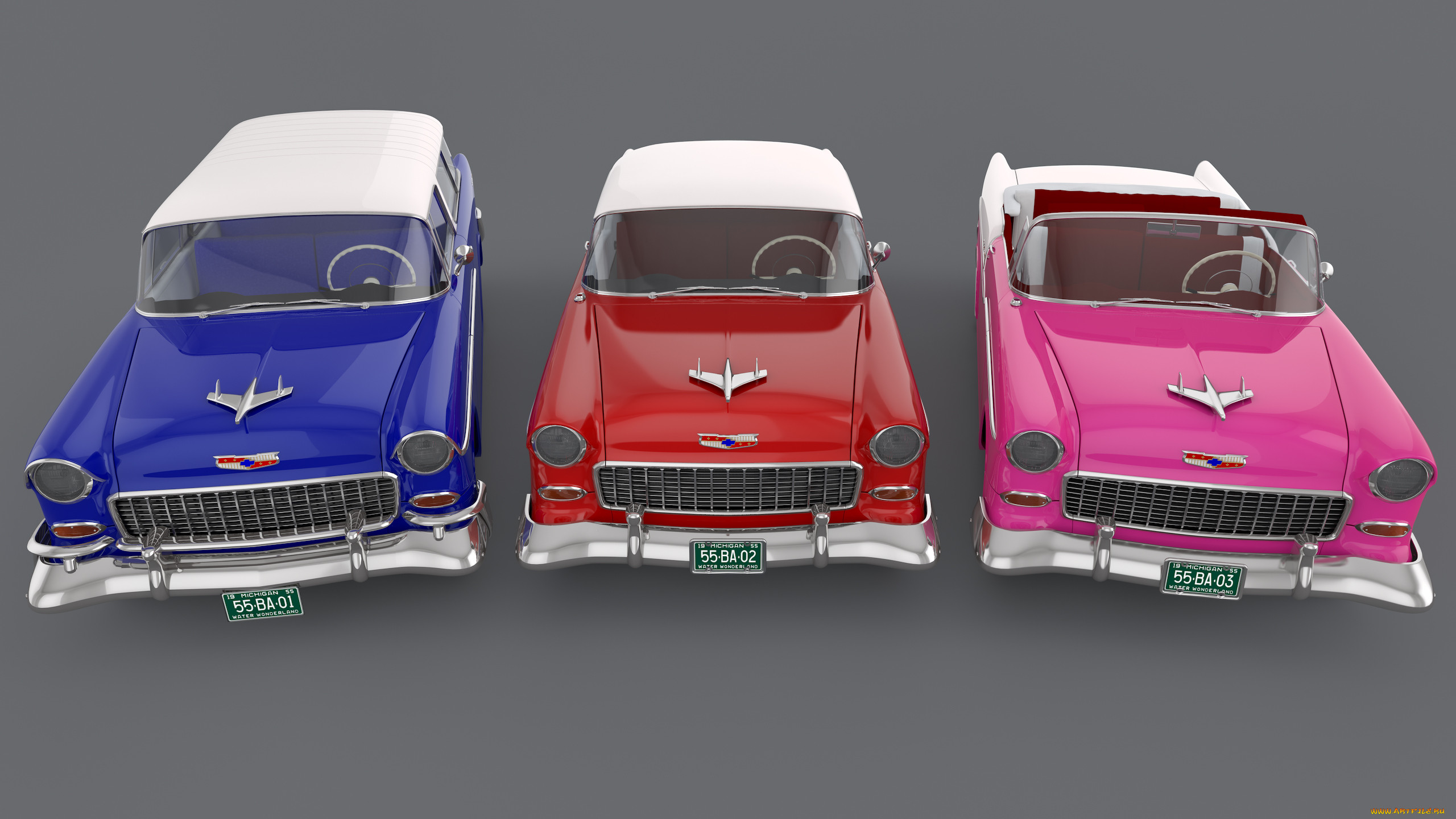 , 3, chevrolet, 1955